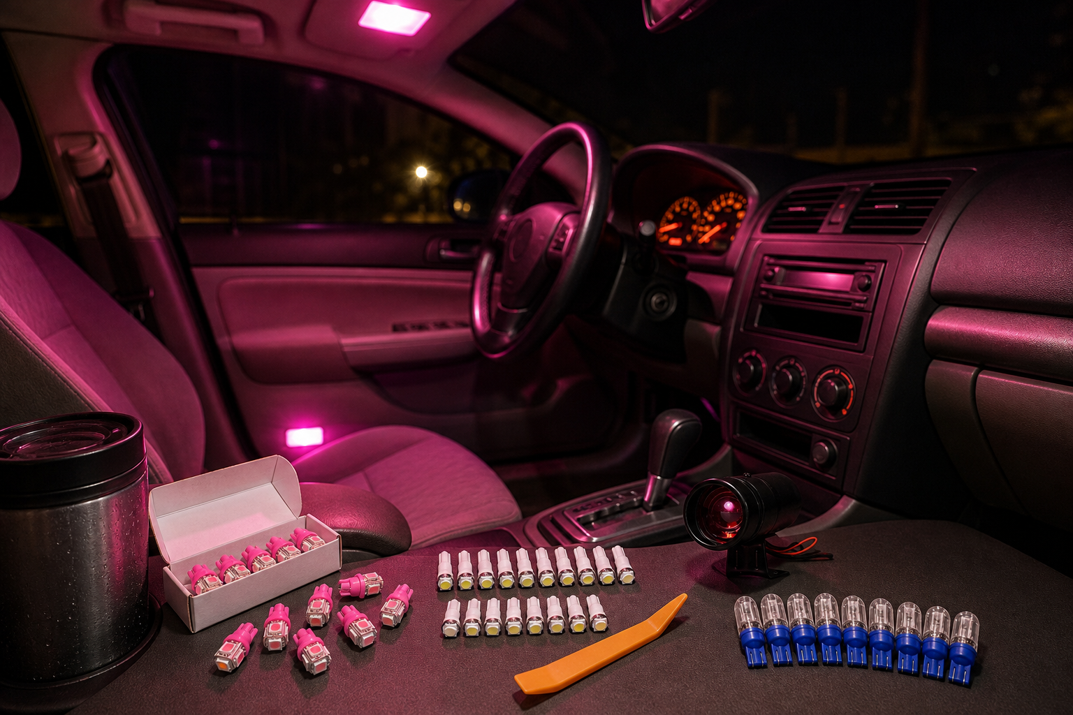 Pink, White, or Blue Interior Car Lights: Which Color Actually Works for Your Cabin?